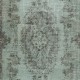 Modern Handmade Turkish Accent Rug for Entryway. Light Blue Color Kitchen Decor Rug