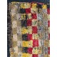 Antique Turkish Tulu Rug with Checkered Design
