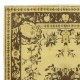 Overdyed Yellow Turkish Wool Rug, Modern Handmade Floor Covering
