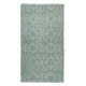 Light Blue Color Over-Dyed Small Rug. Modern Handmade Turkish Accent Rug with Floral Design