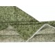 Green Color Modern Accent Rug with Floral Design, Hand-woven and Hand-knotted in Turkey