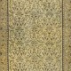 Modern Handmade Turkish Wool Area Rug in Yellow with Floral Design