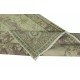 Contemporary Handmade Baroque Design Turkish Accent Rug in Light Green Color, Woolen Floor Covering