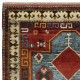 Reproduction of an antique Caucasian Bordjalo Kazak Prayer Rug. 100% Wool. Natural Dyes.
