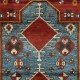 Reproduction of an antique Caucasian Bordjalo Kazak Prayer Rug. 100% Wool. Natural Dyes.