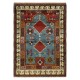 Reproduction of an antique Caucasian Bordjalo Kazak Prayer Rug. 100% Wool. Natural Dyes.