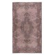 Handmade Accent Rug for Kids Room. Pink Kitchen Decor Rug. Modern Bedroom Rug