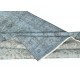 Blue Accent Rug for Modern Interiors, Handmade in Turkey