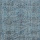 Blue Accent Rug for Modern Interiors, Handmade in Turkey