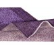 Contemporary Floral Patterned Accent Rug in Purple, Hand-Knotted in Turkey