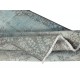 Modern Handmade Turkish Accent Rug for Entryway. Light Blue Color Kitchen Rug