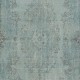 Modern Handmade Turkish Accent Rug for Entryway. Light Blue Color Kitchen Rug