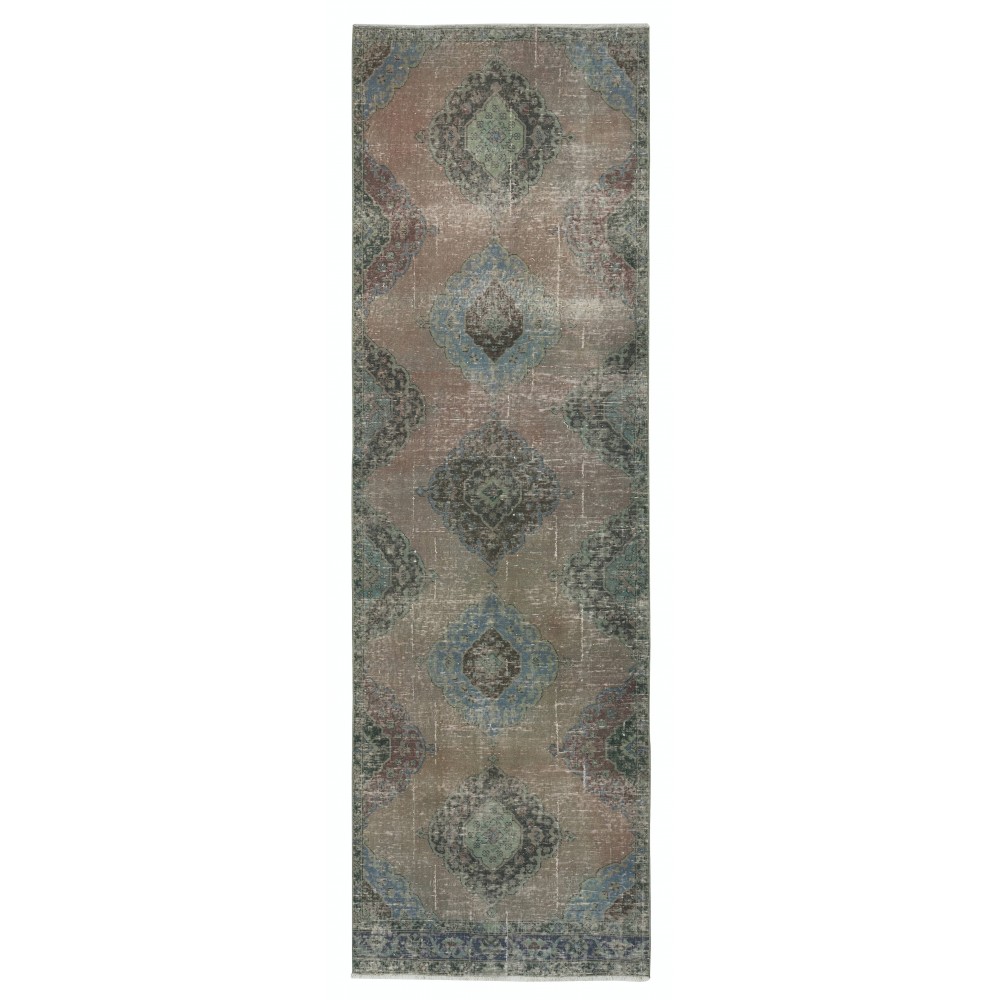 Contemporary Hallway Runner. Kitchen Rug. Handmade Corridor Rug. Stair Rug. Brown Entryway Rug