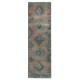 Contemporary Hallway Runner. Kitchen Rug. Handmade Corridor Rug. Stair Rug. Brown Entryway Rug