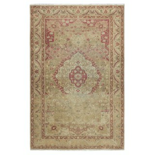 Vintage Handmade Turkish Kayseri Rug, 100% Wool