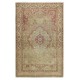 Vintage Handmade Turkish Kayseri Rug, 100% Wool