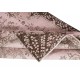 Handmade Turkish Accent Rug for Kitchen, Pink Color Small Rug