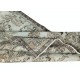 Modern Handmade Anti-Bacterial Turkish Accent Rug with Floral Design and Light Blue Background