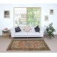 Traditional Vintage Handmade Turkish Rug, 100% Wool