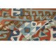 Vintage Handwoven Turkish Wool Kilim Rug (Flat Weave) with Geometric Patterns