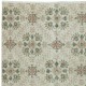 One of a pair Vintage Handmade Turkish Accent Rug with Floral Design