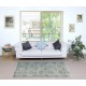 Light Blue Color Handmade Turkish Wool Area Rug for Modern Home and Office Decor