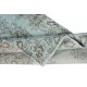 Light Blue Accent Rug with Medallion Design. Hand-Knotted in Turkey