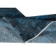 Vintage Handmade Turkish Area Rug Overdyed in Blue 4 Modern Interiors