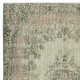 Decorative Hand Knotted Turkish Wool Area Rug in Green Color
