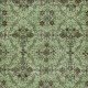 Modern Floral Patterned Area Rug in Green. Hand-Knotted in Turkey