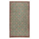 One-of-a-pair Vintage Handmade Turkish Accent Rug with Floral Design