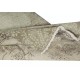 Modern Turkish Floor Rug in Green Color. Hand Knotted Area Rug for Kitchen and Living Room