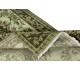 Hand-Knotted Baroque Style Turkish Wool Area Rug in Green