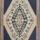 Vintage Handmade Turkish Area Rug, 100% Wool