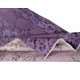 Hand-Made Purple Floor Rug from Turkey, Redyed Bohem Carpet for Living Room