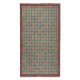 One-of-a-pair Vintage Handmade Turkish Accent Rug with Floral Design