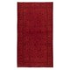 Handmade Turkish Accent Rug with Floral Design in Red Color
