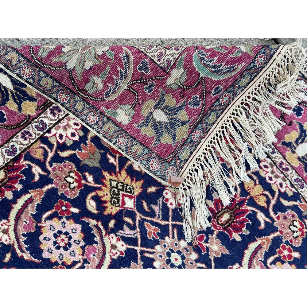 Rare Vintage Turkish Manchester Kayseri Rug