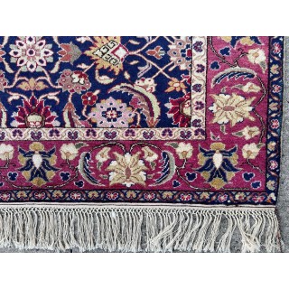 Rare Vintage Turkish Manchester Kayseri Rug