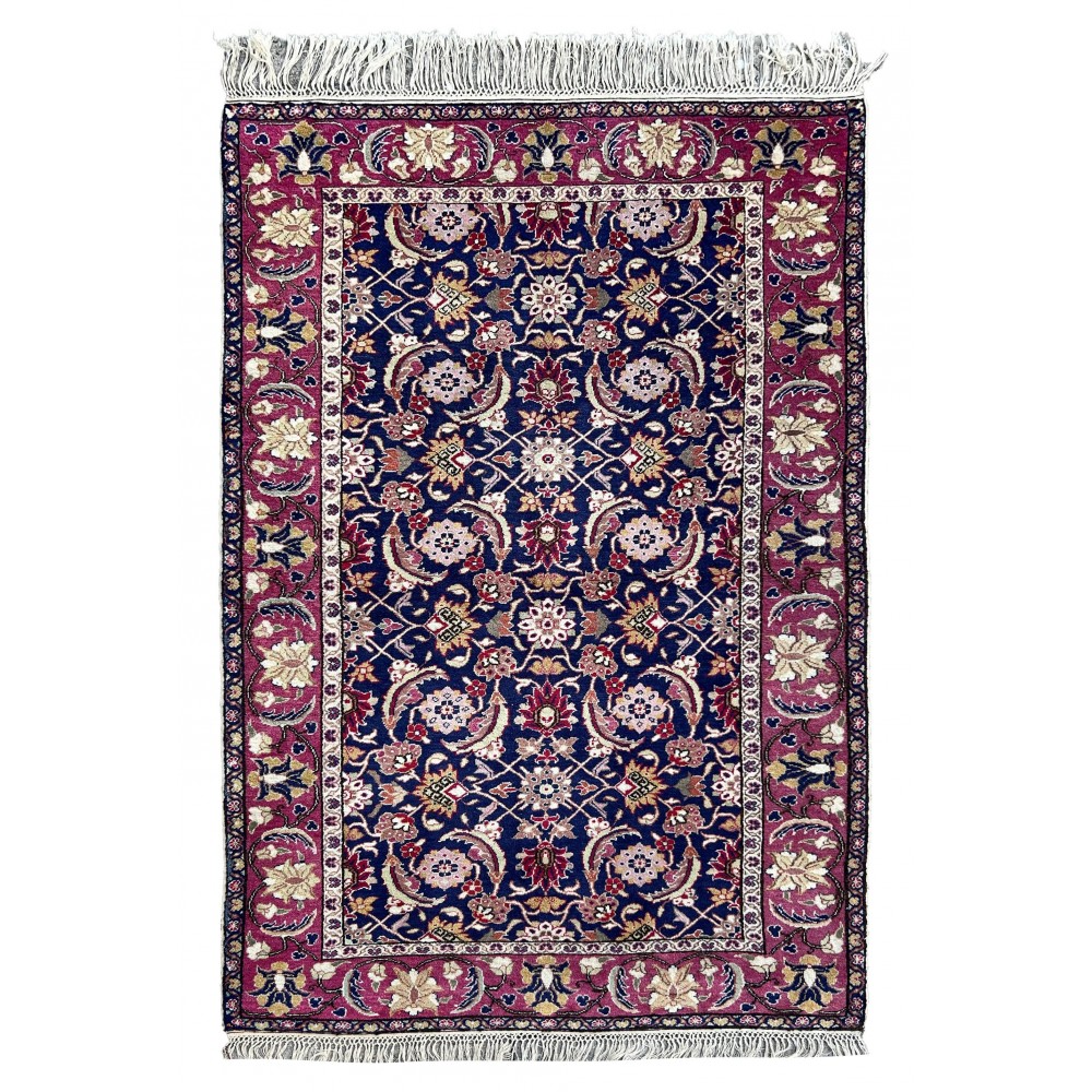 Rare Vintage Turkish Manchester Kayseri Rug