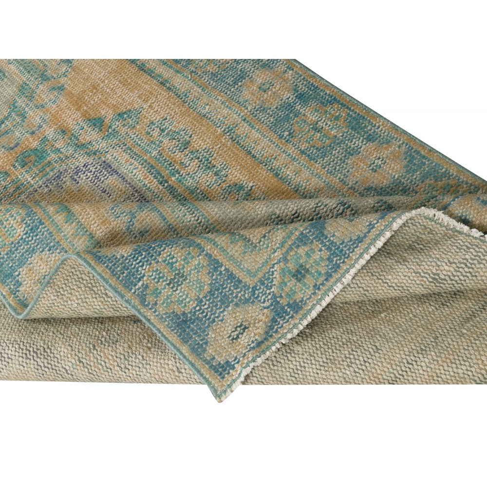 Vintage Runner Rug for Kitchen. Handmade Hallway Rug. Turkish Stair Rug. Corridor Rug