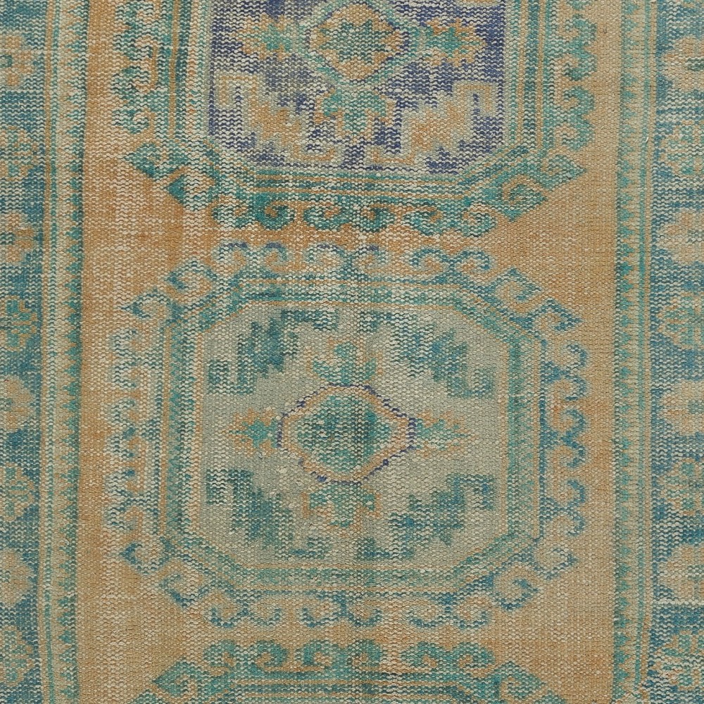 Vintage Runner Rug for Kitchen. Handmade Hallway Rug. Turkish Stair Rug. Corridor Rug