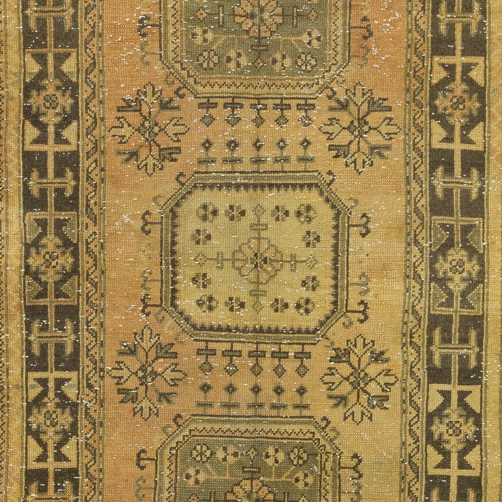 Rustic Kitchen Rug. Vintage Runner Rug. Handmade Hallway Rug. Stair Rug. Turkish Corridor Rug
