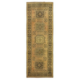 Rustic Kitchen Rug. Vintage Runner Rug. Handmade Hallway Rug. Stair Rug. Turkish Corridor Rug