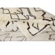 Contemporary Handmade Moroccan Berber Tulu Rug, 100% Natural Wool