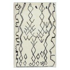 Contemporary Handmade Moroccan Berber Tulu Rug, 100% Natural Wool