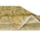 Handmade Floral Patterned Turkish Rug in Yellow Color, Contemporary Anti-bacterial Floor Covering