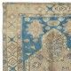 Vintage Hand Knotted Turkish Area Rug, 100% Wool