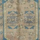 Vintage Hand Knotted Turkish Area Rug, 100% Wool