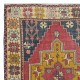 Vintage Turkish Oriental Rug. 100% Wool. Unique Hand Knotted Village Rug